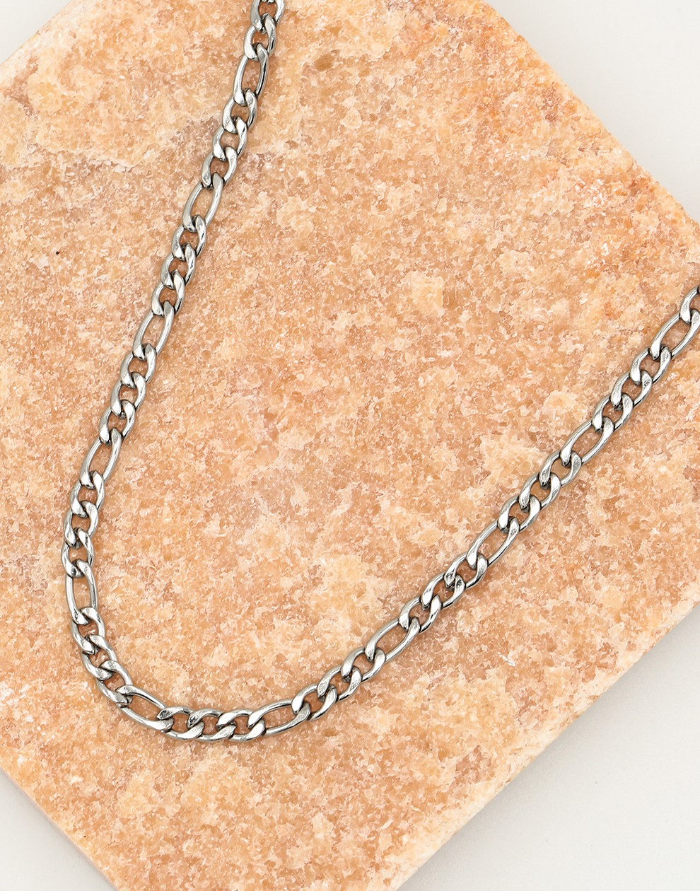 Basic schakelketting 55cm zilverkleurig