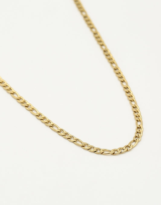 Basic schakelketting 55cm goudkleurig