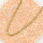 Basic schakelketting 55cm goudkleurig