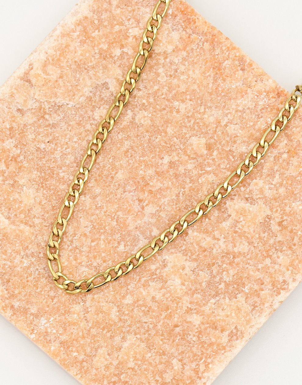 Basic schakelketting 55cm goudkleurig