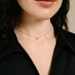 ketting vlinder steentjes goudkleurig
