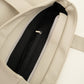 Shopper met rits beige