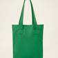 Shopper met rits groen