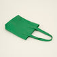 Shopper met rits groen