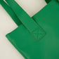 Shopper met rits groen