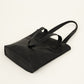 Shopper met rits zwart
