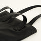 Shopper met rits zwart