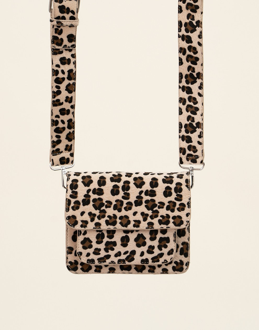 Panter crossbody tas taupe