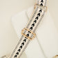 schoudertasje met luxe schouderband wit