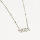 Ketting jaartal 1991 zilverkleurig