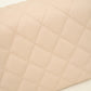 Schoudertas met diamant patroon beige