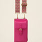 Telefoon tasje fuchsia