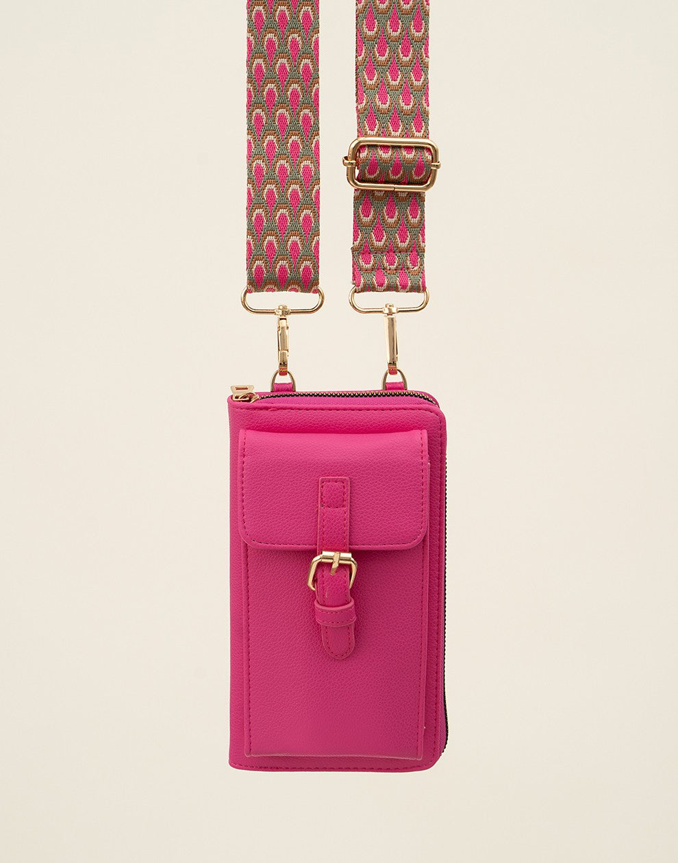 Telefoon tasje fuchsia