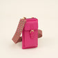 Telefoon tasje fuchsia