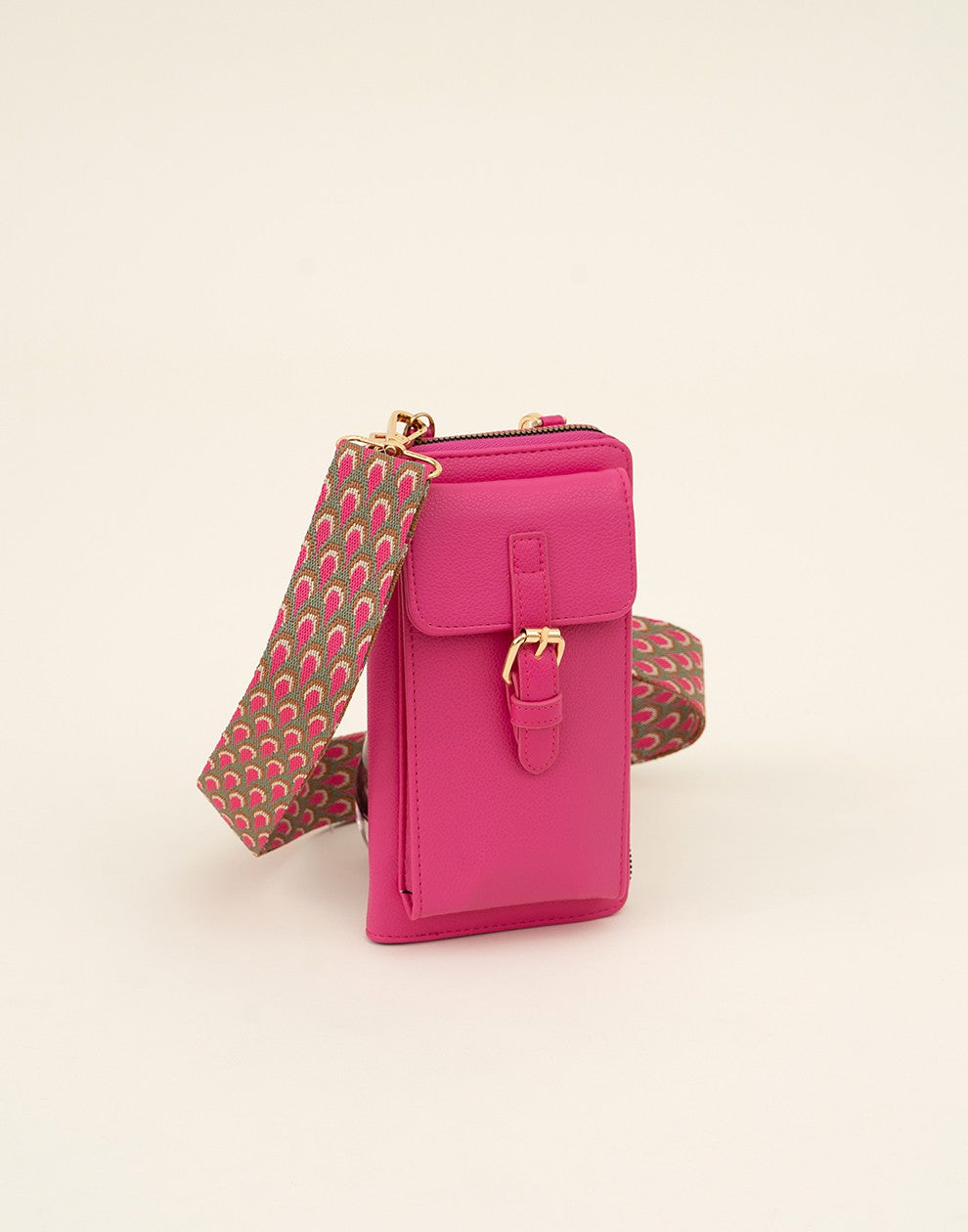 Telefoon tasje fuchsia