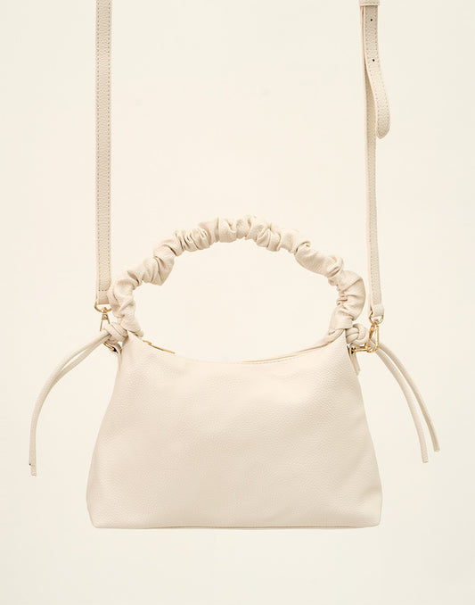 Trendy hand of crossbody tasje off white