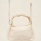 Trendy hand of crossbody tasje wit