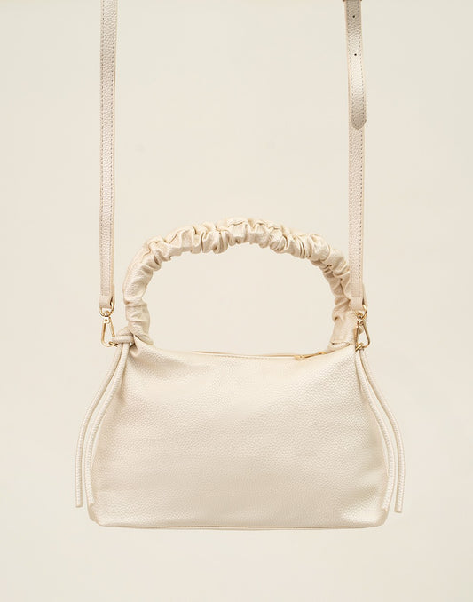 Trendy hand of crossbody tasje wit
