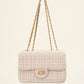 Luxe schouder of crossbody tas beige