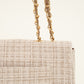 Luxe schouder of crossbody tas beige
