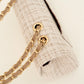 Luxe schouder of crossbody tas beige
