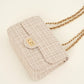 Luxe schouder of crossbody tas beige