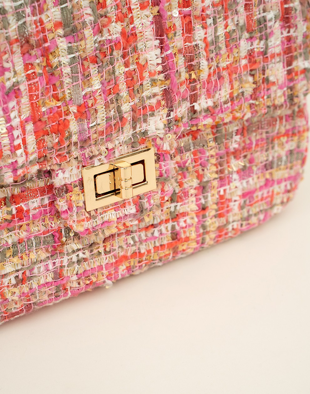 Luxe schouder of crossbody tas fuchsia