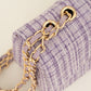 Luxe schouder of crossbody tas lila