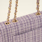 Luxe schouder of crossbody tas lila