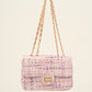 Luxe schouder of crossbody tas paars