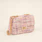 Luxe schouder of crossbody tas paars
