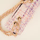 Luxe schouder of crossbody tas paars