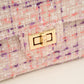 Luxe schouder of crossbody tas paars