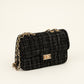 Luxe schouder of crossbody tas zwart