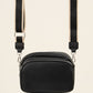 Crossbody tas met twee vakken zwart