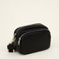Crossbody tas met twee vakken zwart