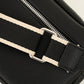 Crossbody tas met twee vakken zwart