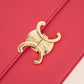 crossbody tas met gesp fuchsia