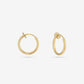 clip earrings 10mm gold-colored