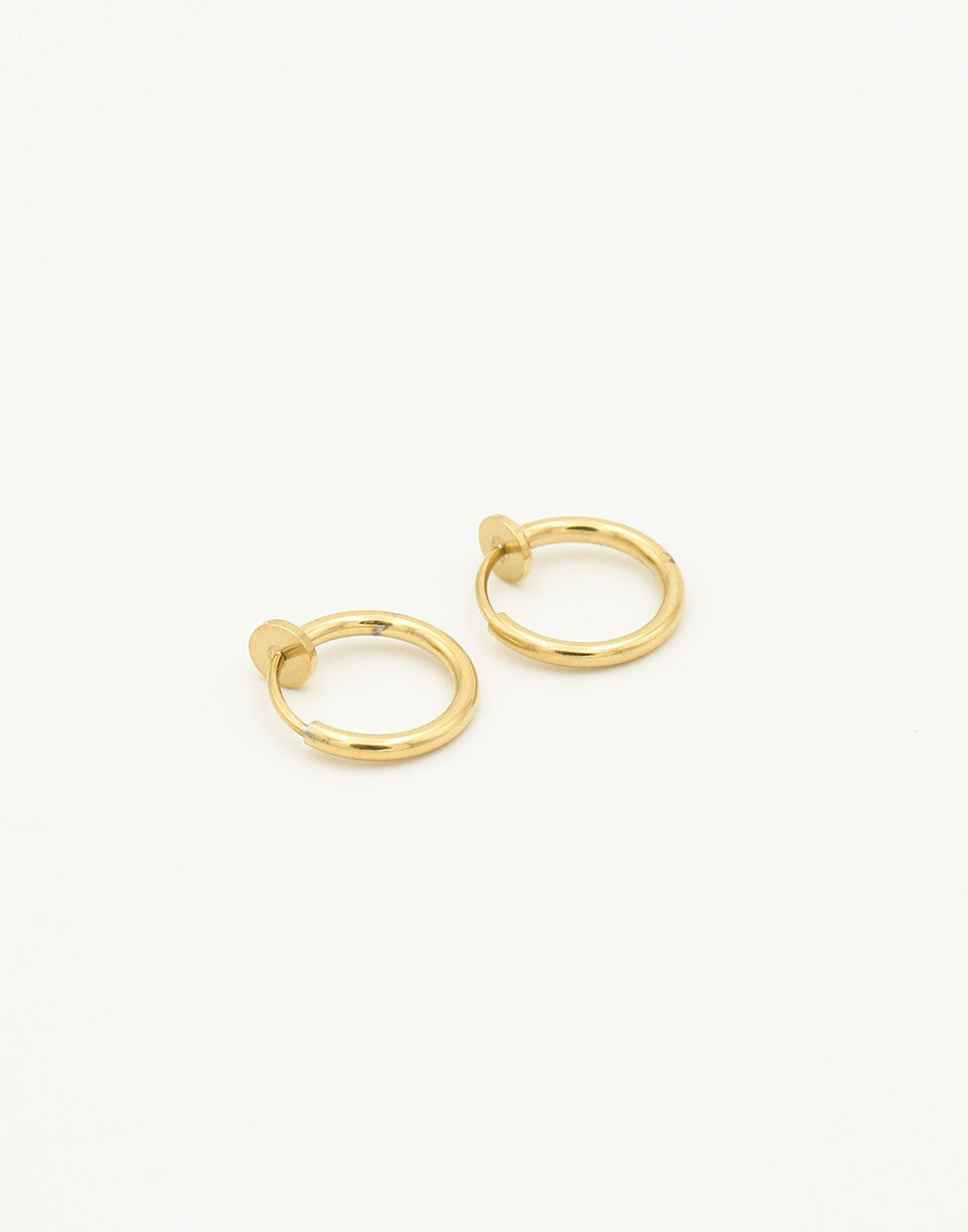 clip oorbellen 10mm goudkleurig