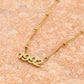 Ketting jaartal 1992 goudkleurig
