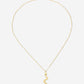 Ketting slang goudkleurig