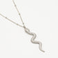 Ketting slang zilverkleurig