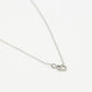 ketting infinity hartje zilverkleurig