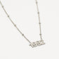 Ketting jaartal 1992 zilverkleurig