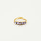 lila vintage ring