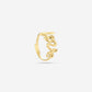 ring love goudkleurig