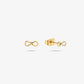 Studs infinity gold