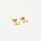Studs infinity gold