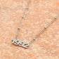 Ketting jaartal 1992 zilverkleurig